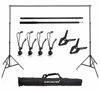 Picture of SLOW DOLPHIN Photo Video Studio 10x7ft(WxH) Adjustable Backdrop Support System Kit Background Stand with Carry Bag