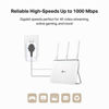 Picture of TP-Link AV1000 Powerline Ethernet Adapter(TL-PA7017P KIT)- Gigabit Port, Plug and Play, Extra Power Socket for Additional Devices, Ideal for Smart TV (Renewed)