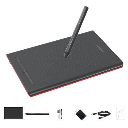 Picture of LetSketch Graphics Drawing Tablet, 8.26 * 5.5 Inches Digital Tablet with 8192 Levels Baterry-Free Stylus & Customize 5 Hotkeys, Compatible with Windows/Mac OS/Android Teachers Students