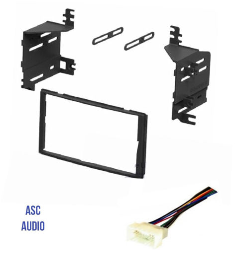 Picture of ASC Audio Car Stereo Radio Dash Kit and Wire Harness for Installing a Double Din Radio for 2006-2008 Hyundai Accent, 2006-2008 Kia Rio, 2006-2008 Kia Rio 5, 2005-2008 Kia Sportage