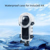 Picture of for Insta360 X4 Invisible Dive Case, Underwater Housing Case, 50m/164ft Waterproof Protective Cover Shell with Bracket Accessories for X4 Action Camera