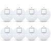 Picture of EVA LOGIK Modern Ultra-Thin Window Alarm with Loud 120dB Alarm and Vibration Sensors Compatible with Virtually Any Window, Glass Break Alarm Perfect for Home, Office, Dorm Room- 8 Pack