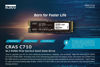 Picture of KLEVV CRAS C710 1TB M.2 NVMe PCIe Gen3x4 Internal SSD up to 2100MB/s (K01TBM2SP0-C71)