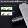 Picture of SSK External USB C SSD Flash Drive 512GB, Up to 550MB/s 2-in-1 Type C+ USB A USB3.2 Gen2 Solid State Thumb Drive, Memory Stick Data Storage for iPhone 15/PS4/PS5/Android Phone/Windows/Mac