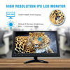 Picture of TOGUARD 12" inch IPS TFT Monitor HD 1920x1080 Small Portable Display Screen USB/HDMI/VGA/AV/Micro SD Card Slot PC CCTV Security Camera, Built-in Hi-Fi Speaker, Remote Control, Touch Button