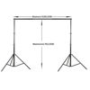 Picture of HYJ-INC Photo Video Studio 10 Ft Adjustable Background Stand Backdrop Support System Kit with Photography Background Holder Carry Bag