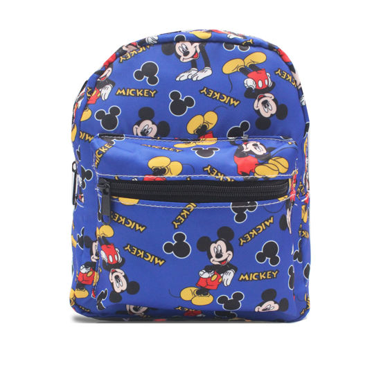 Picture of FINEX Mickey Mouse All Over Print Small Nylon Bag Multipurpose Causal Daypack for Travel Trip Shopping Tablet iPad Mini up to 8 inches