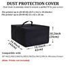 Picture of Printer Dust Cover Antistatic Water-Proof Dust-proof Protective Cover Heavy Duty Nylon Dust jacket Cover for HP 9025/8025/8025e/8035/8035e/9015/9015e Wireless Printer(20.9''D x 16.5''W x 10.2''H)