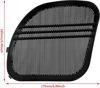 Picture of BRZOXIN Motorcycle Front Speaker Grills Cover with Tri-Line Trim for Harley Road Glide CVO FLTRXS FLTRU FLTRX (2015 2016 2017 2018 2019 2020 2021 2022 2023) (Set of 2 Black)