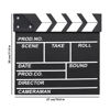 Picture of Professional Movie Clapboard, 12 x 11 inch Directors Clapboard, Black Wooden Film Slate for Movie Props, Movie Memorabilia, Home Movie Theater Decor, Movie Theme Party Decorations