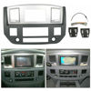 Picture of BURANIFUSION Radio Double Din Dash For Dodge Ram 1500 Ram 2500 Ram 3500 Grey Radio Double Din Dash Install Bezel Kit Silver Slate,Simple Installation,Fast delivery