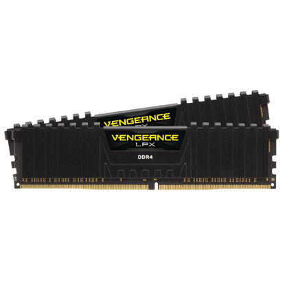 Picture of Corsair VENGEANCE LPX DDR4 RAM 32GB (2x16GB) 3200MHz CL16 Intel XMP 2.0 Computer Memory - Black (CMK32GX4M2E3200C16)