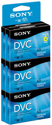 Picture of Sony DVM60PRR/6 Premium Digital Video Cassette Brick - 6 Pack