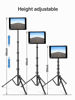 Picture of elitehood iPad Tripod Stand, 65-inch Height Adjustable iPad Stand Holder & iPad Floor Stand with 360° Rotating iPad Tripod Mount for iPad, iPad Air, iPad Pro 12.9 11 and All 4-14.5 Inch Tablets