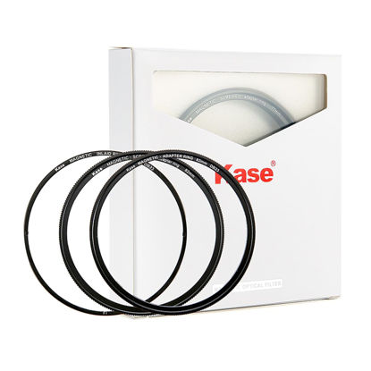 Picture of Kase 82mm Magnetic Lens Filter Adapter Ring Kit Pro - Convert 82mm Screw in Thread Filter to Magnetic Filter