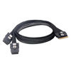 Picture of xiwai PCI-E Ultraport Slimline SAS Slim 4.0 SFF-8654 8i 74pin to Dual SFF-8087 Mini SAS Cable PCI-Express