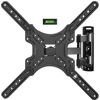 Picture of TV Wall Mount Bracket Full Motion Swivel and Tilt for Most 26-55 inch Flat or Curved TVs, Corner TV Mount Perfect Center Design on Single Stud, Max VESA 400x400mm, Up to 77 lbs