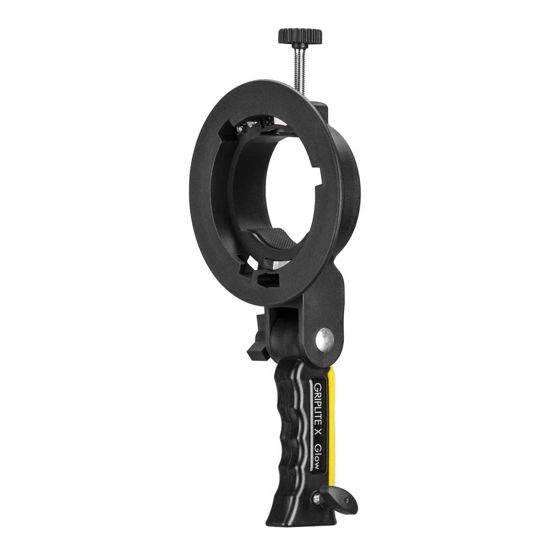 Picture of Glow GRIPLITE X S-Type Bracket Pro Bowens Mount Holder for Round Speedlite Flashes