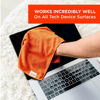 Picture of WHOOSH! Microfiber Cleaning Cloth, 12 Pack, Glasses and Screen Cleaning Cloth, Suitable for TV, Car Screen, Computer, Laptop, iPad, MacBook, Smart Phone, Monitor, Watches (14"x14"), Grey