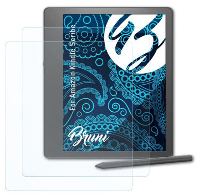 Picture of Bruni Screen Protector compatible with Amazn Kindl Scribe Protector Film, crystal clear Protective Film (2X)