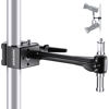 Picture of NEEWER Super Clamp with 6" Extension Arm, 5/8" Stud, 2.4" Jaw Grip Heavy Duty Crab Pole Clamp for Round Pipe Flat Surface, for Photography Studio Camera Lighting Mounting, Max Load 33lb/15kg