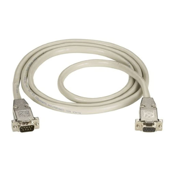 Picture of Black Box Corporation 20-FT RS232 Shielded Cable Metal Hood DB9 Male/Female