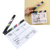 Picture of JUOPZKENN Clap Board for Filming, Film Slate, Film Equipment for Movies, Film Clap Board, Director Filming Clapper Board Clapboard Photo Prop for Decoration(30x27cm / 11.81x10.63in)