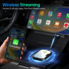 Picture of Wireless CarPlay Adapter for Apple iPhone, Converts Factory Wired CarPlay to Wireless CarPlay 2024 Upgrade Plug & Play Auto Connect Fast Easy Use for Cars from 2017 & iPhone iOS Black