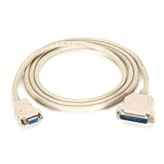 Picture of BLACK BOX Corp EVMTBMC-0006 Serial Cable, DB9 Female to DB25 Male, 6FT, Premium at Modem