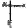 Picture of ErGear Dual Monitor Desk Mount, Heavy Duty Adjustable Arm for 2 Screens up to 32 Inches, Fully Adjustable Height, Tilt, Swivel, Rotate, Supports 17.6 lbs per Monitor Arm, Easy Installation