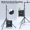 Picture of LINCO Backdrop Stand for Parties Kit 10x7 ft Adjustable Back Drop Photography Studio Photo Background Support System with Clamps, Sand Bag, Carrying Bag 4172