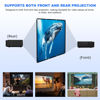 Picture of 100 inch Projector Screen,DUYIKJ Foldable Washable Portable Rear Front Projector Screen 4K Indoor Outdoor 16:9 HD Projection Movies Screen for Backyard Home Theater Office