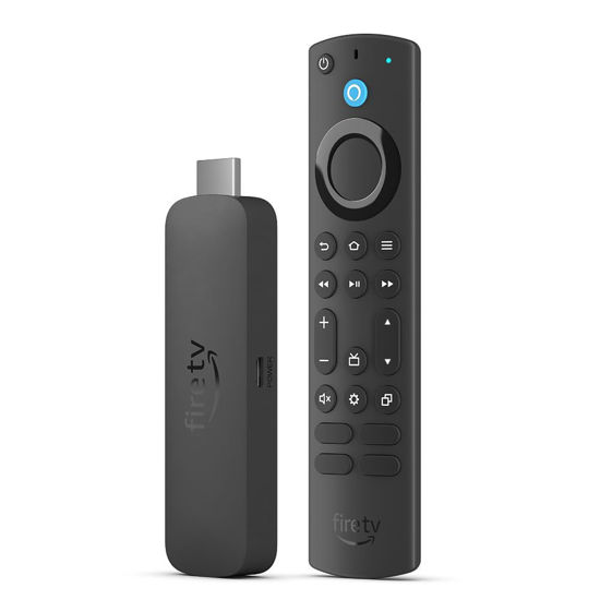 Picture of Amazon Fire TV Stick 4K Max streaming device, supports Wi-Fi 6E, free & live TV without cable or satellite