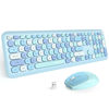 Picture of MOFII Wireless Keyboard and Mouse Combo Silent, Slim Compact 2.4G USB Full Size, Cute 110 Keys Keyboard for PC, Notebook, MacBook, Tablet, Laptop, Windows System