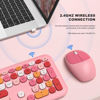 Picture of MOFII Wireless Keyboard and Mouse Combo Silent, Slim Compact 2.4G USB Full Size , Cute 110 Keys Keyboard for PC, Notebook, MacBook, Tablet, Laptop, Windows System