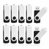 Picture of KOOTION 10 Pack 32GB Flash Drive USB 3.0 Flash Drive USB Drives Thumb Drive 32GB Jump Drives Keychain Memory Stick Black