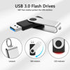 Picture of KOOTION 10 Pack 32GB Flash Drive USB 3.0 Flash Drive USB Drives Thumb Drive 32GB Jump Drives Keychain Memory Stick Black