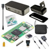 Picture of Vilros Raspberry Pi Zero 2 W Basic Starter Kit with Muti Purpose ABS Case -Incudes Pi Zero 2 W Board, Multi Use Case, Power Supply, HDMI-USB Adapters and More (Black)