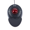 Picture of MCSaite Wired Trackball Mouse with Scroll Wheel - Big Trackball Mouse with 4 Mouse Buttons and Detachable Wrist Rest - Red Ball