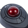 Picture of MCSaite Wired Trackball Mouse with Scroll Wheel - Big Trackball Mouse with 4 Mouse Buttons and Detachable Wrist Rest - Red Ball