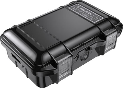 Picture of Pelican M50 Micro Case - Waterproof Case (Dry Box, Field Box) for iPhone, GoPro, Camera, Camping, Fishing, Hiking, Kayak, Beach and more (Black)