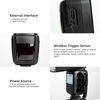 Picture of PHOTOOLEX LCD Camera Flash Speedlite for Canon Nikon Sony Panasonic Olympus Fujifilm Pentax Sigma Minolta Leica and Other SLR Digital Cameras and Digital Cameras with Single Contact Hot Shoe