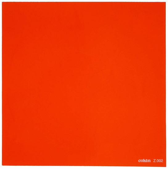 Picture of Cokin Square Orange (Z002) - 2/3-Stop for L (Z) Series Holder - 100mm X 100mm