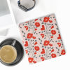 Picture of kwmobile Case Compatible with Amazon Kindle Oasis 10. Generation Case - eReader Cover - Poppy Red/Green/Beige