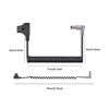 Picture of Alvin’s Cables Power-Cable for RED-Komodo Rotatable 2-Pin-Female Right-Angle to D-tap Coiled-Cable Adjustable L-Shape Cord