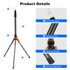 Picture of Portable Travel Light Stand 86.6in / 2.2m Sturdy Aluminum Alloy Light Weight Tripod Light Stand with Carry Bag for Photography Studio Outdoor Shooting Speedlight Flash Reflector Ring Light