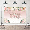 Picture of Joliaco Happy Mother's Day Backdrop Blush Pink Floral Mothers Day Background Rose Gold Glitter Dots I Love Mom Festival Gifts Wall Party Decorations Banner Photo Booth Props (7x5ft)