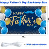 Picture of Fathers Day Decorations Backdrop, Happy Father's Day Banner Father's Day Balloons Backgrounds for Father's Day Party Decor 71 Inch x 43 Inch