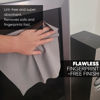 Picture of Premium Screen Cleaning Cloth by Microfiber Wholesale | Black | 10”x10” | 10pk | Soft Microfiber Suede | Mid-Size Reusable | No Lint Scratch-Free Durable | TVs Laptops Monitors