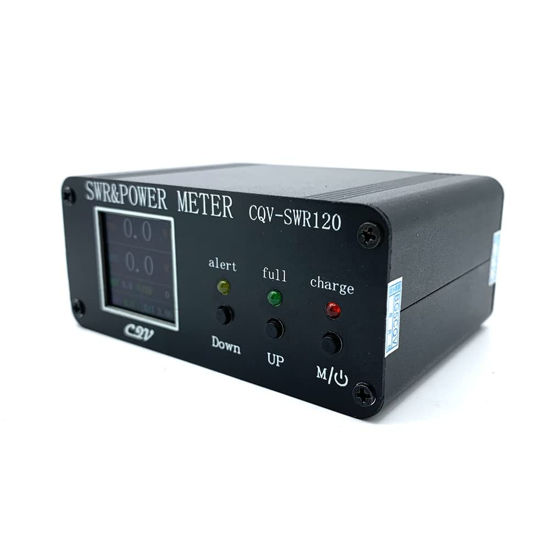 Picture of Midautoo CQV-SWR120 High Standing Wave Alarm Function SWR Meter 240 X 240 Full Color HD Display SWR Meter